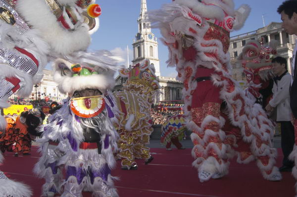 Chinese New Year - photograph © Peter Marshall, 2004