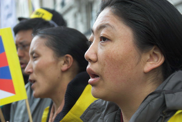 Tibet National Uprising Day March London © 2006, Peter Marshall