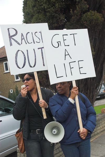 Protest Against Racism in the Suburbs © 2006, Peter Marshal