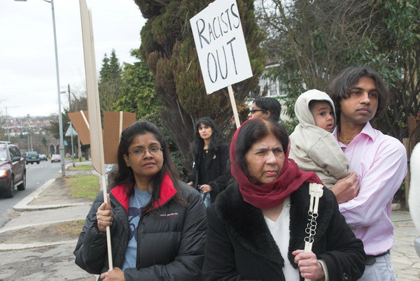 Protest Against Racism in the Suburbs © 2006, Peter Marshal