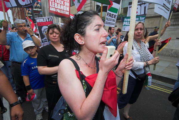 stop israeli attacks on lebanon and palestine © 2006, peter marshall