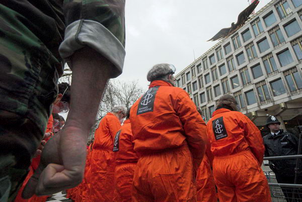 Amnesty International: Close Guantanamo 5th Anniversary Demonstration 