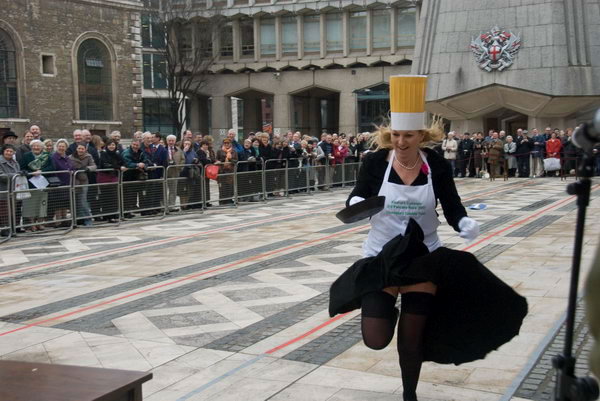 Worshipful Company of Poulters Pancake Race © 2007, Peter Marshall