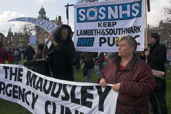 NHS March, Camberwell © 2007, Peter Marshall